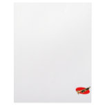 Trumpet Simple Design Red Background letterhead