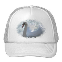 Trumpet Swan Baseball Cap Mesh Hat