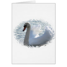 Trumpet Swan Greeting Card