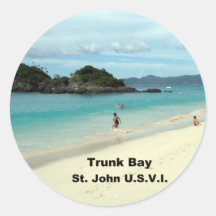 Trunk Bay, St. John Sticker