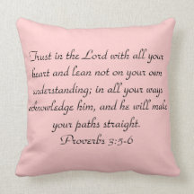 Trust in the Lord Pillow