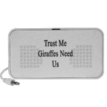 Trust Me Giraffes Need Us iPhone Speaker