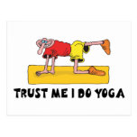 Trust Me I Do Yoga Gift Post Cards
