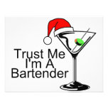 Trust Me Im A Bartender Martini Custom Invite