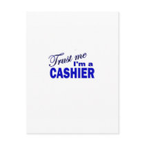 Trust Me I'm a Cashier Postcard