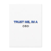 Trust Me I'm a Ceo Post Card