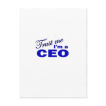 Trust Me I'm a CEO Postcard