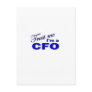 Trust Me I'm a CFO Post Cards