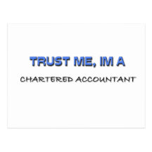 Trust Me I'm a Chartered Accountant Post Card