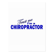 Trust Me I'm a Chiropractor Postcard