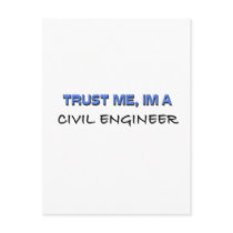 Trust Me I'm a Civil Engineer Post Cards