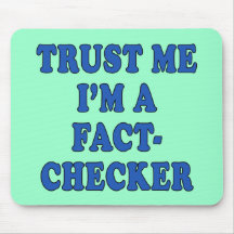 Trust Me, I'm a Fact Chequered Mouse Pad