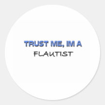Trust Me I'm a Flautist Stickers