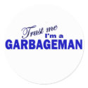 Trust Me I'm a Garbageman stickers