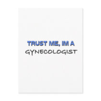 Trust Me I'm a Gynecologist Post Card