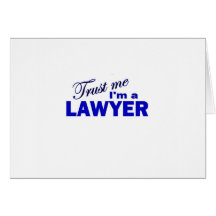 Trust Me I'm a Lawyer Greeting Card