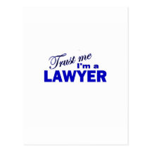 Trust Me I'm a Lawyer Post Card