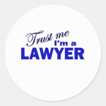 Trust Me I'm a Lawyer Sticker