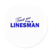 Trust Me I'm a Linesman Sticker