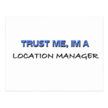 Trust Me I'm a Location Manager Postcards
