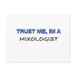 Trust Me I'm a Mixologist Postcard