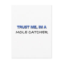 Trust Me I'm a Mole Catcher Postcard