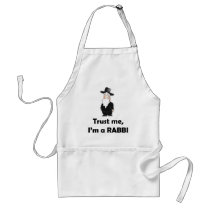 Trust me I'm a rabbi - Funny jewish humour Aprons