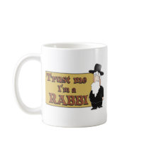 Trust Me - I'M A RABBI - Great Jewish humour Mugs