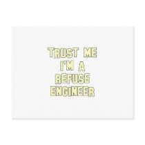 Trust Me I'm a Refuse Engineer Postcards