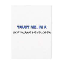 Trust Me I'm a Software Developer Post Card