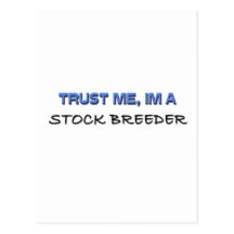 Trust Me I'm a Stock Breeder Post Card