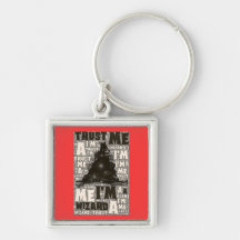 Trust me I'm a wizard - key chain