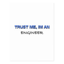 Trust Me I'm an Engineer Post Card