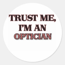 Trust Me I'm an Optician Stickers