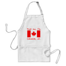 Trust Me I'm Canadian Products Aprons