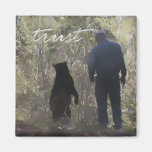 Trust square - Denise Beverly Refrigerator Magnet