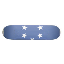 Trust Territory Of The Pacific Islands Flag Custom Skateboard