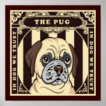 Trust The pug Poster