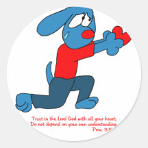 Trust With All Your Heart Stickers