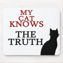 Truth Cat Mouse Pad