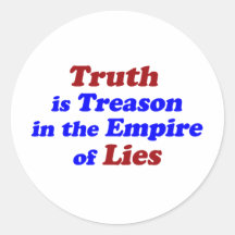 Truth is Treason Stickers