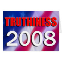 TRUTHINESS 2008 GREETING CARD