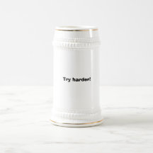 Try harder! mug