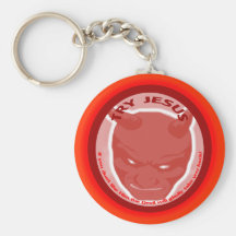 Try Jesus. If you don't like Him the devil will... Keychain