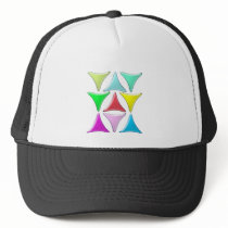 tryangles mesh hat