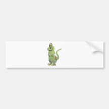 Tryannosaurus Rex Dinosaur Cartoon Bumper Stickers