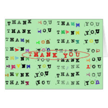 Trying Hard to Thank You Greeting Cards