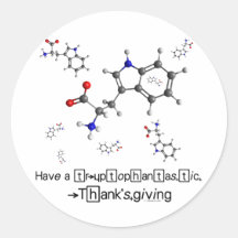 Tryptophan Molecule Sticker