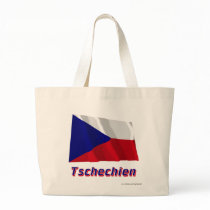 Tschechien Fliegende Flagge mit Namen Bags