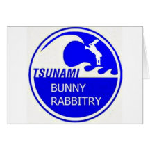 TSUNAMI BUNNY CARD